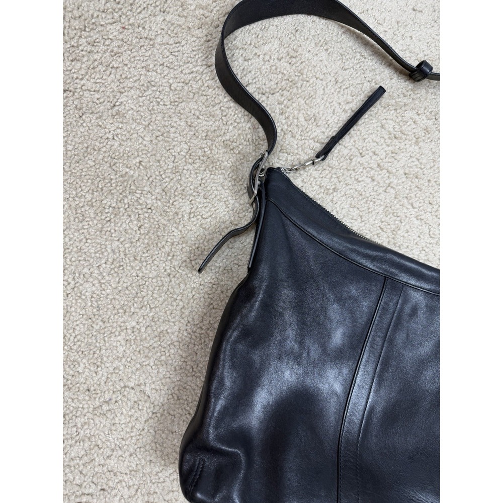 Vtg COACH Legacy Slim 9188 Black Leather Crossbody Shoulder Bag Purse Classic - Picture 6 of 12